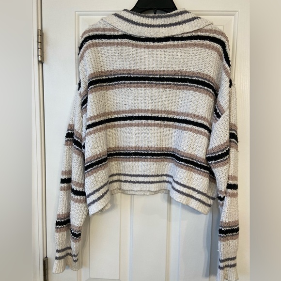 Free People Kennedy Stripe Pullover Sz Small - Picture 13 of 14